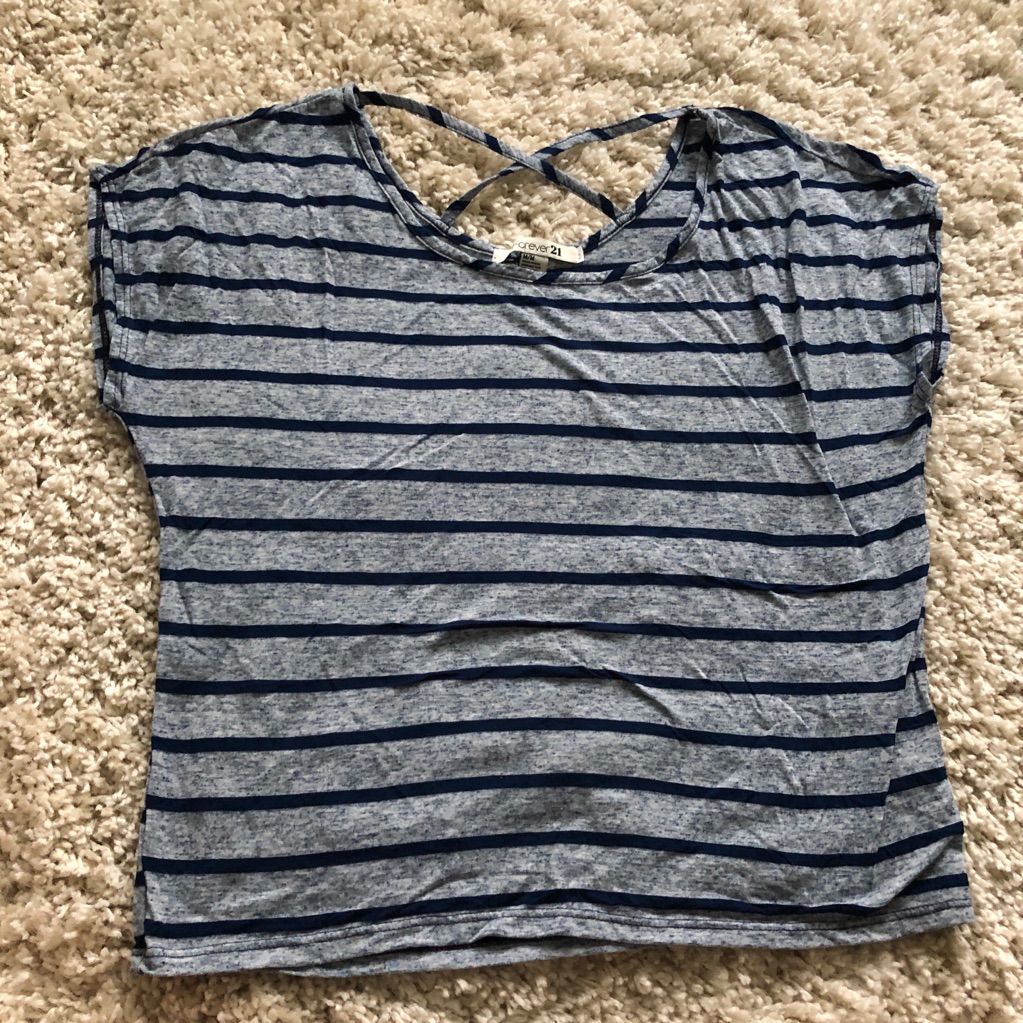 Forever 21 Basic Striped Tee (M)